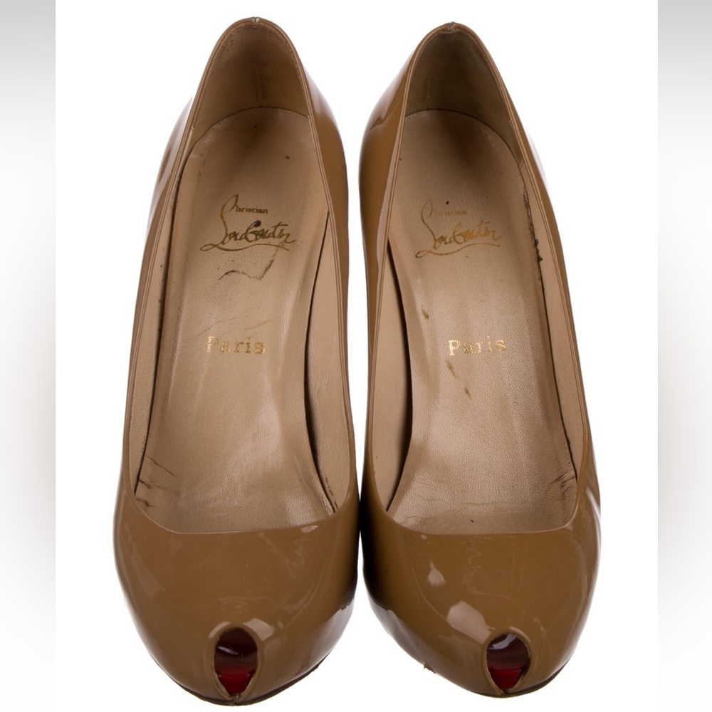 Christian Loubotin Patent Leather Pump